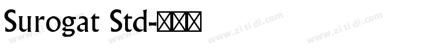 Surogat Std字体转换